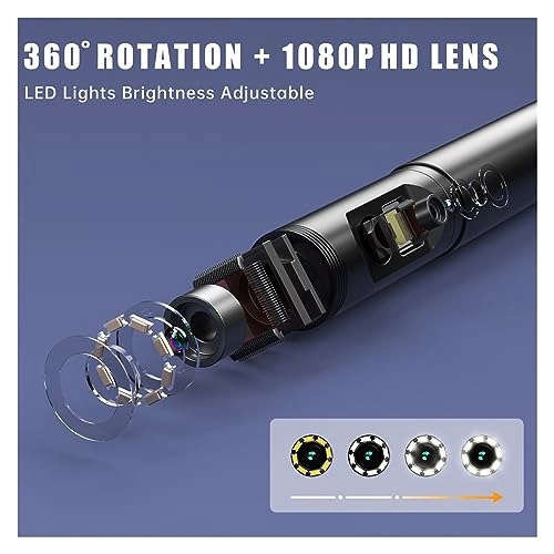 Dual Lens Borescope - 8mm 10m