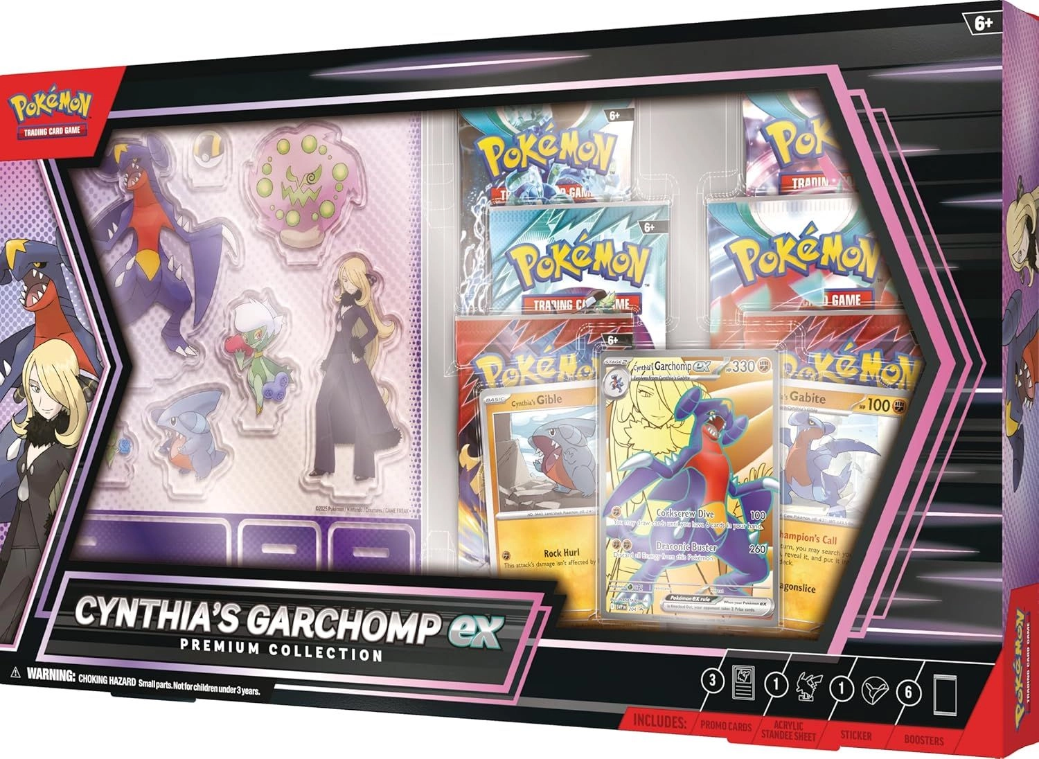 Cynthia’s Garchomp ex Premium Collection - English 6pcs