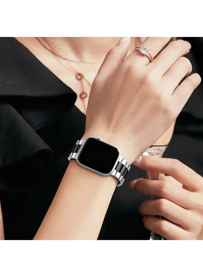 Metal Chain Band - 41mm 40mm 38mm 44mm 42mm 45mm 49mm Stainless Steel