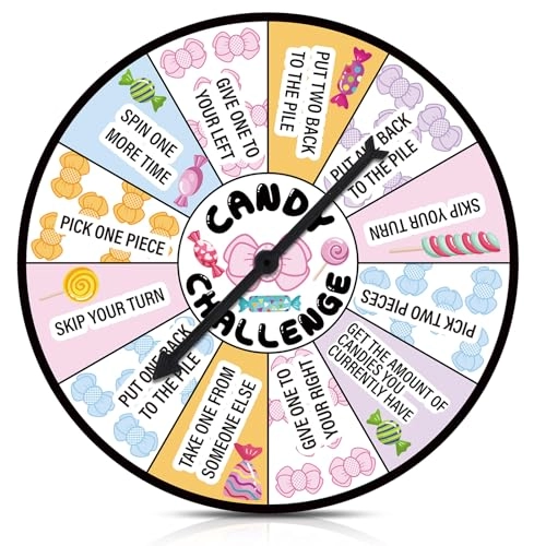 Candy Challenge Game Spinner - English 12 years and up