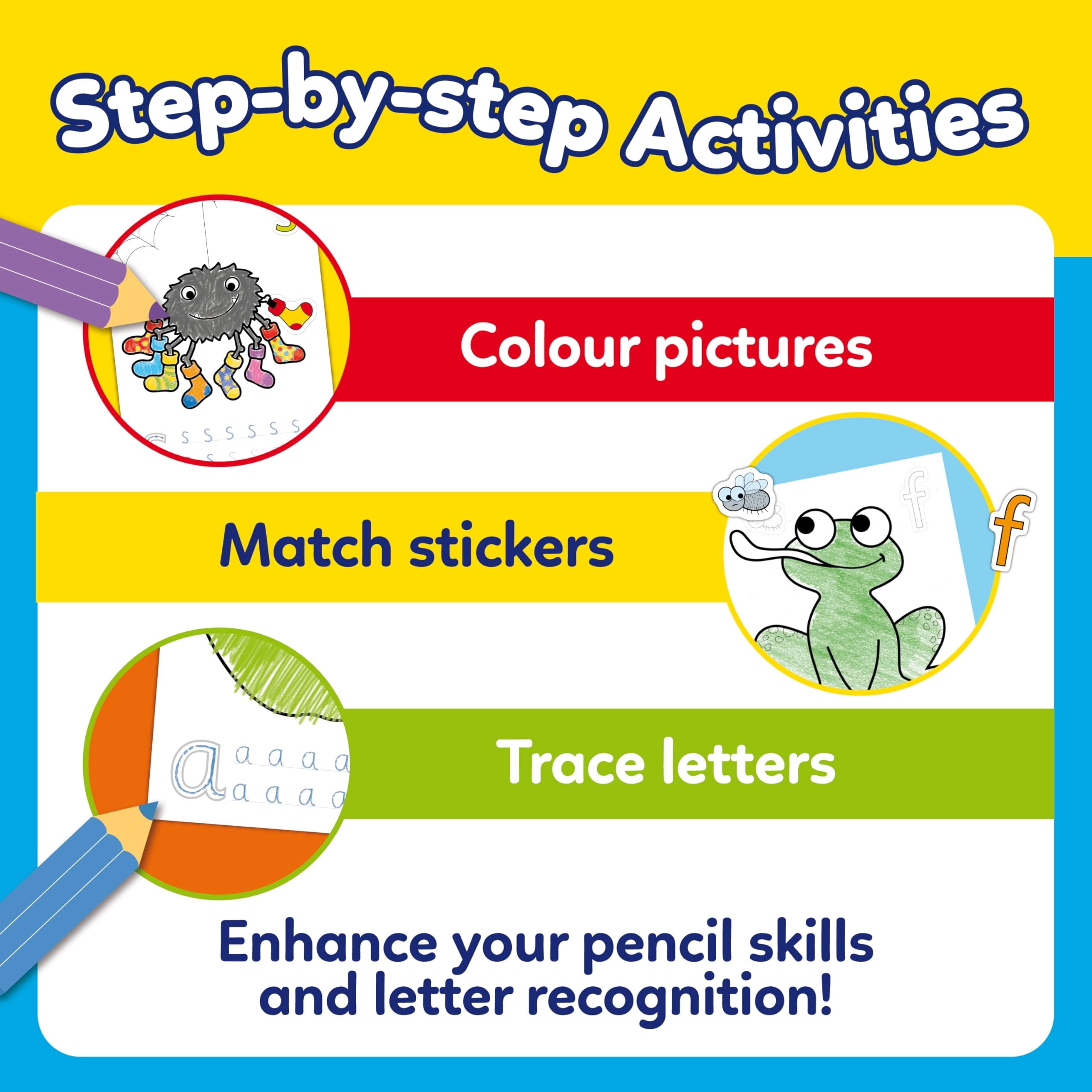 ABC Activity Sticker Book 41 pcs