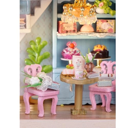 DIY Miniature Dollhouse Kit - Happy Manor 1:100