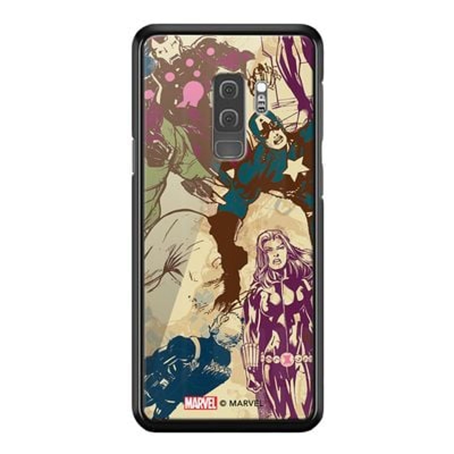 Wackylicious Earth's Mightiest Heroes Cover Back Case for Galaxy S9 Plus