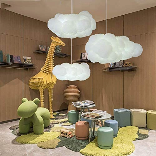 Cloud Chandelier - 30x20cm(12x8inch) White