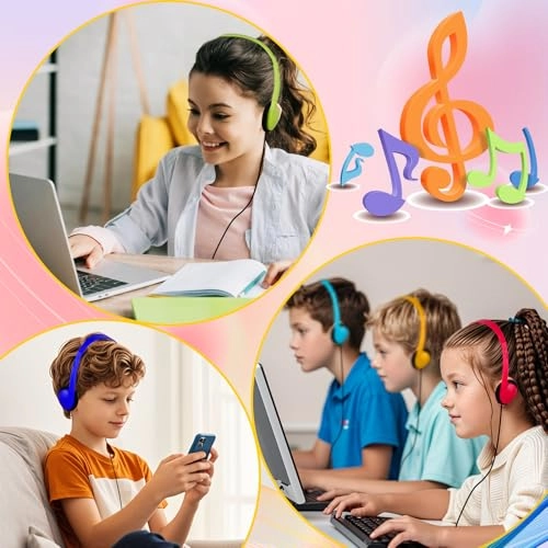 USB Type C Kids Wired Headphone Pack