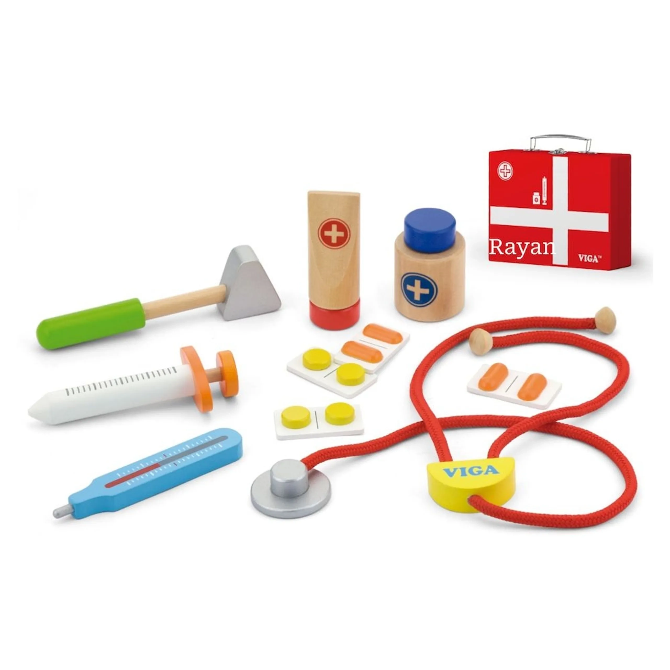 VIGA Personalized Medical Kit Pretend Playset (PRS-PCG-50530)