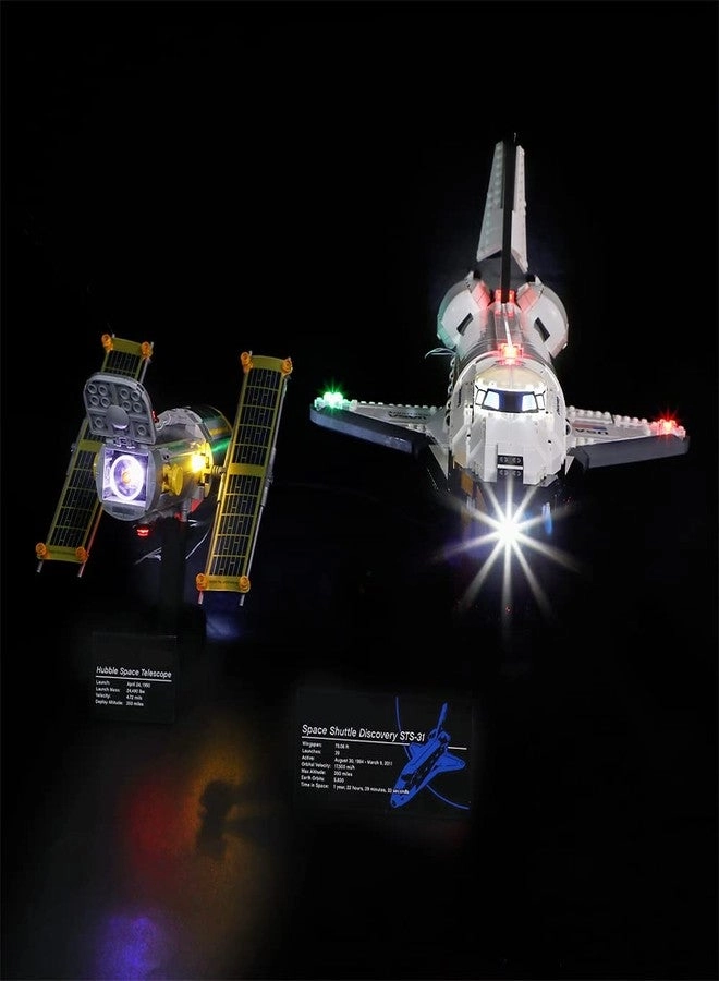 GEAMENT LED Light Kit - Compatible with Lego NASA Space Shuttle Discovery Creator 10283