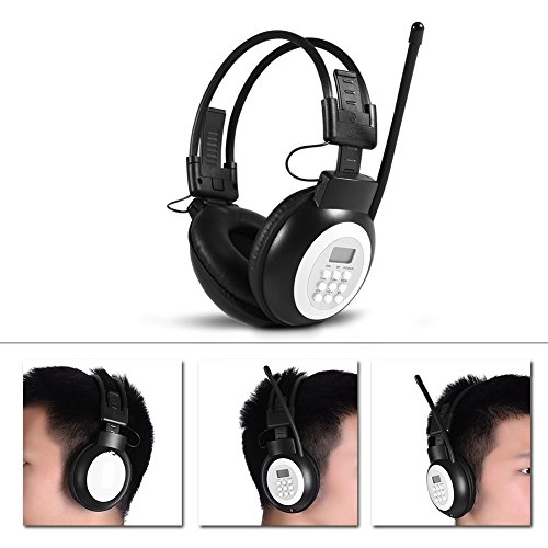 FM Radio Headphone - LCD Display Foldable Noise-Cancelling