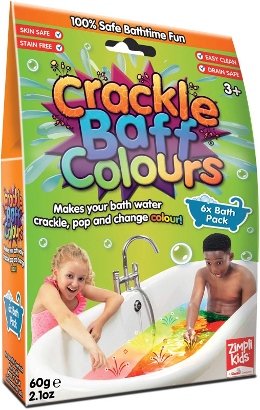 Crackle Baff - 6 Bath Pack 60g
