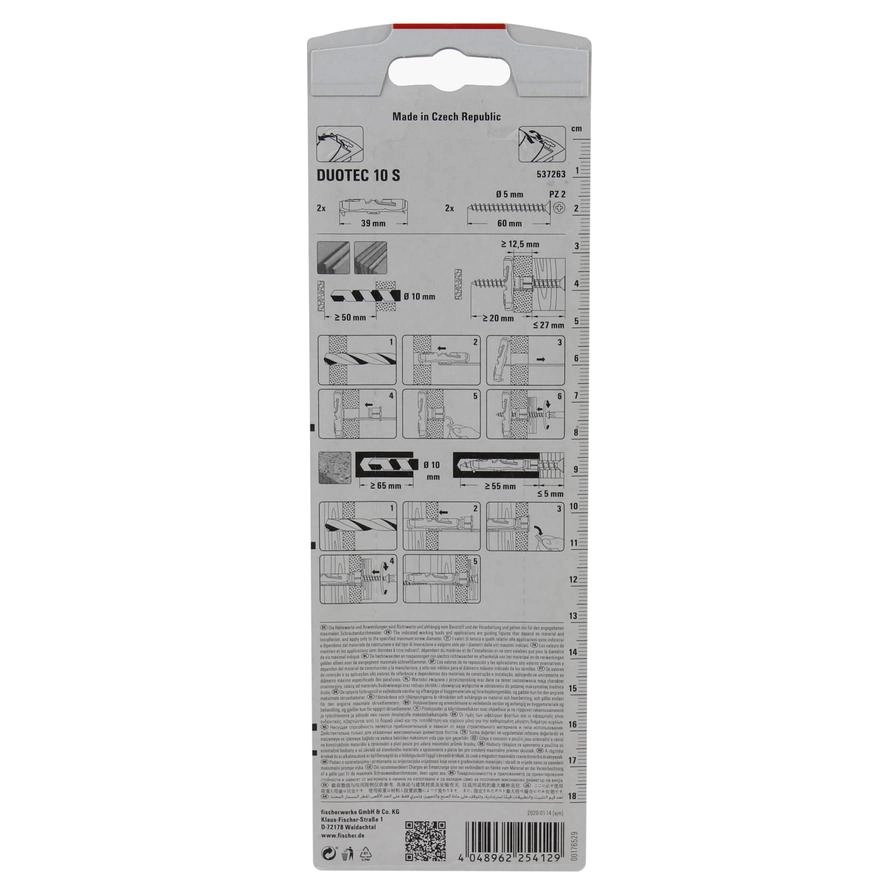 DuoTec Flexible Screw Support - 2 x 7.5 x 23