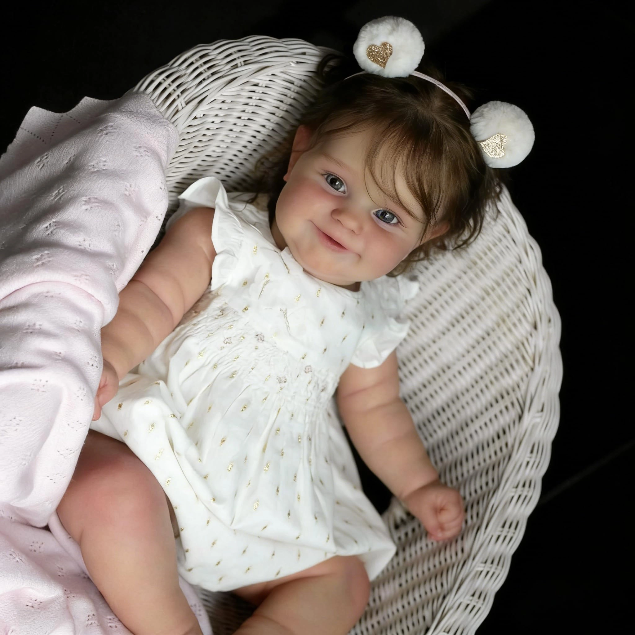 Maddie Reborn Baby Doll - 20 Inch Full body vinyl girl Ages 3+