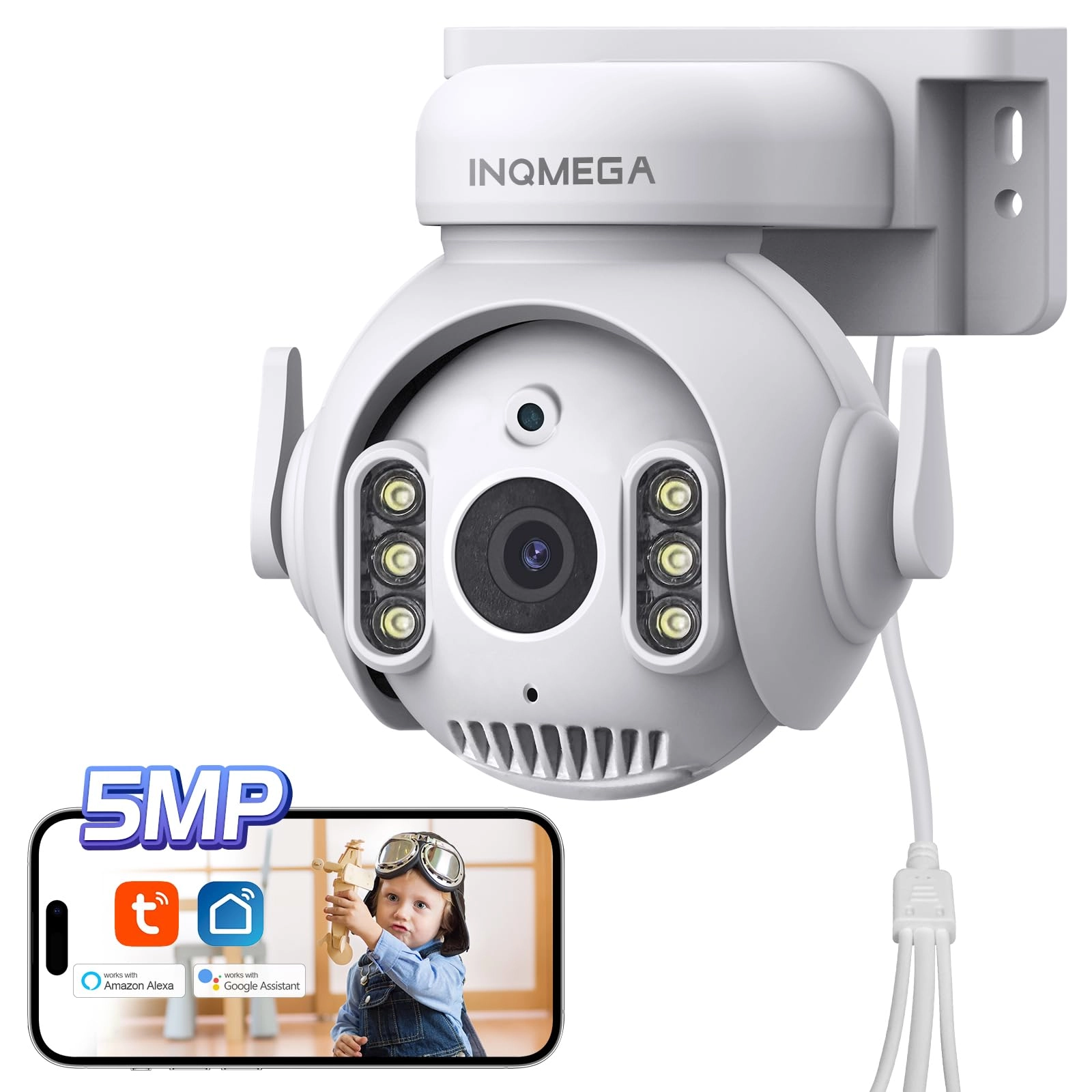 INQMEGA 5MP TUYA Smart Camera