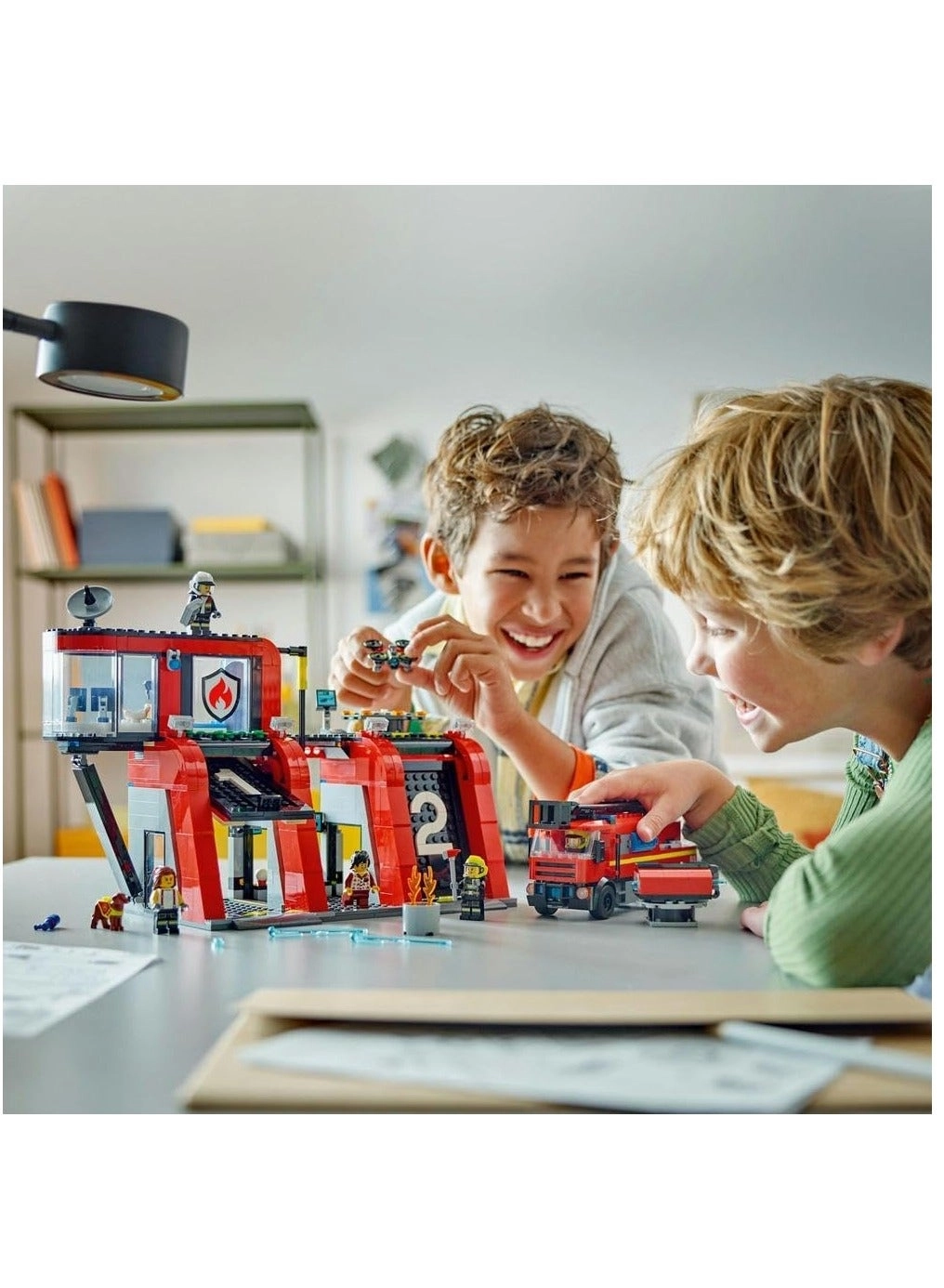 City Fire Station - Vehicle 7pcs