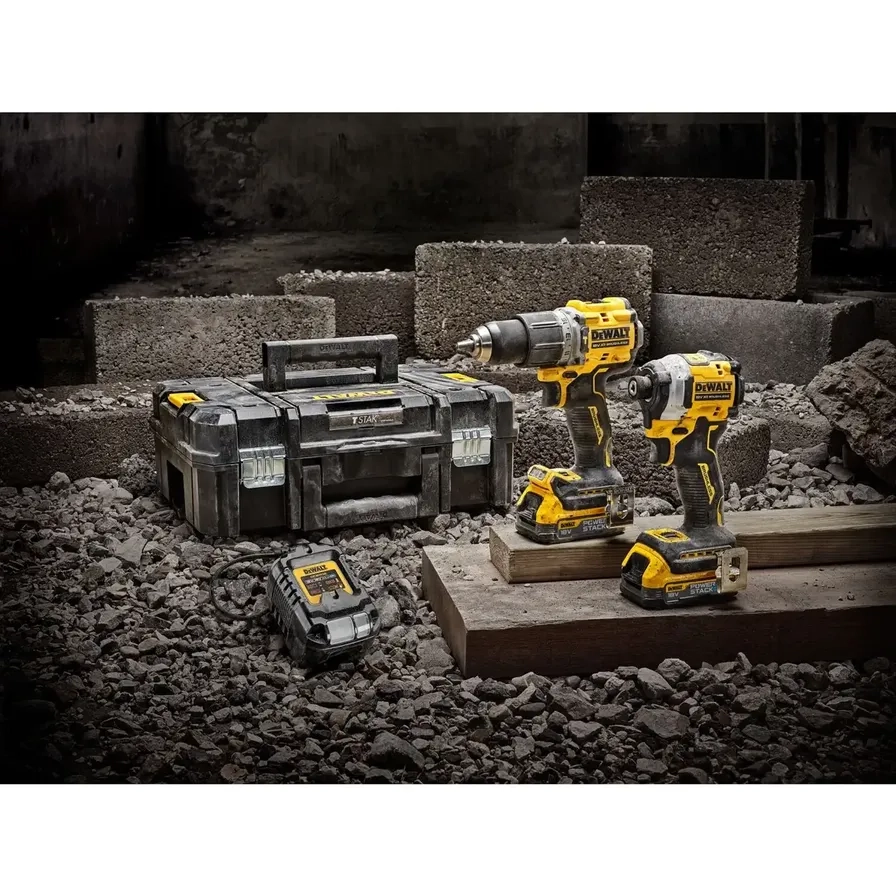 Powerstack Twin Drill Set - 1.7Ah 18V