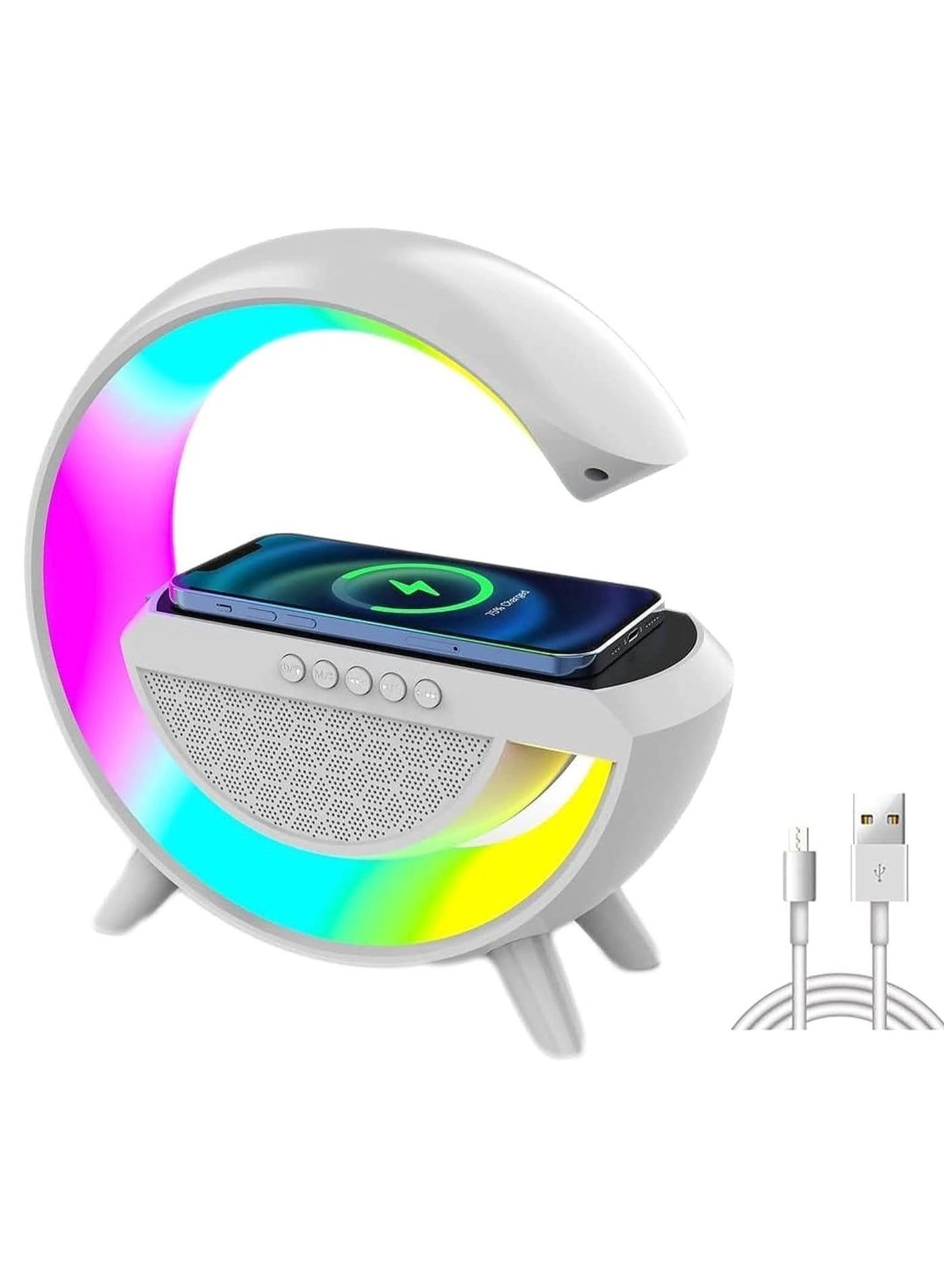 DubaiGallery G Shape Bedside Lamp - Micro USB White