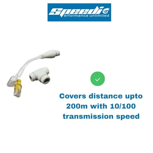 Passive PoE Injector and Splitter Kit - RJ45 DC Plug CAT5/CAT6 Compatible