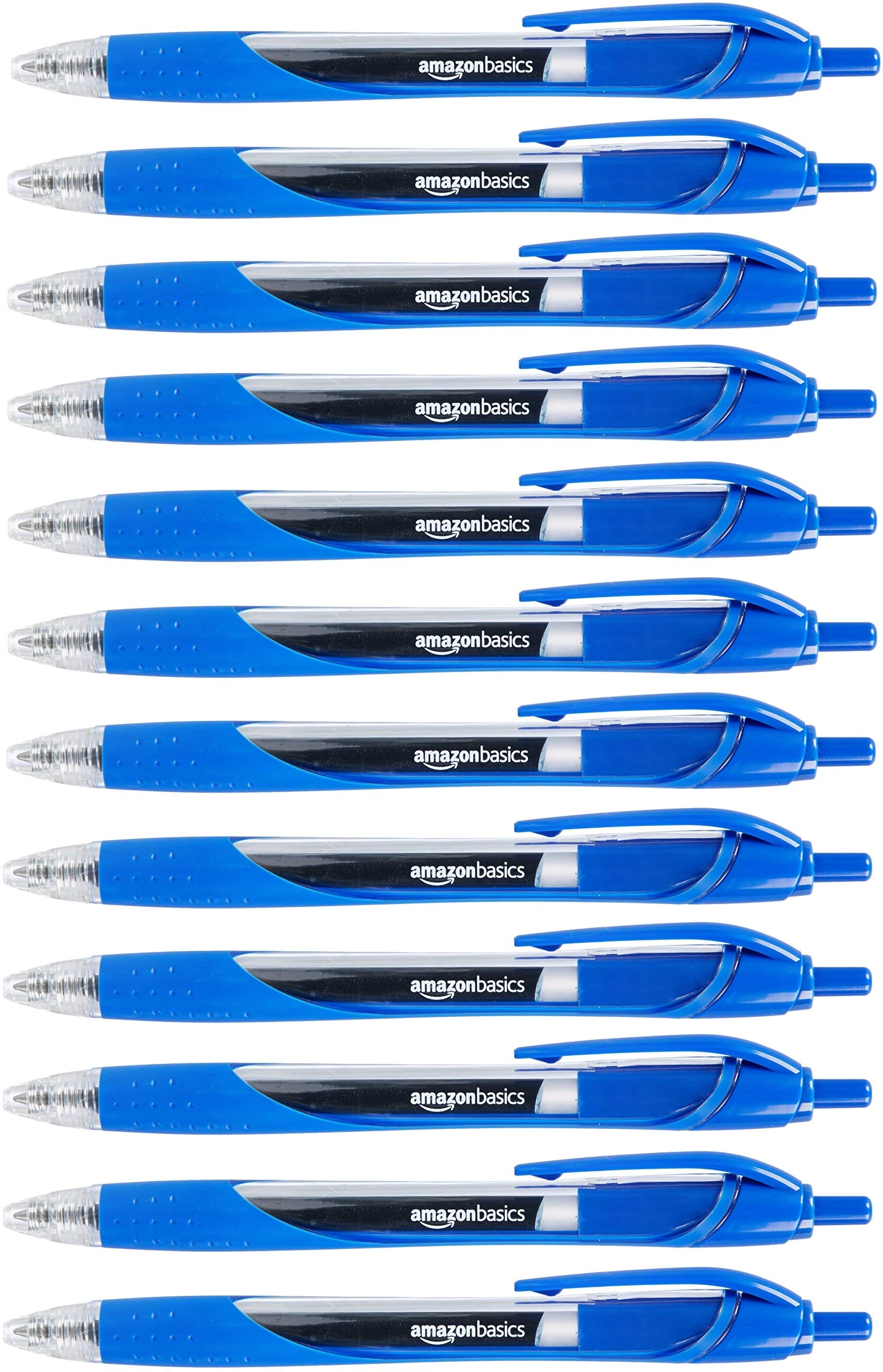 Retractable Gel Pens - 12-Pack 0.7mm