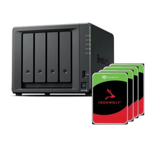 DS925+ + NAS hard drive + External SSD 4-Bay 48TB - External 512GB SSD
