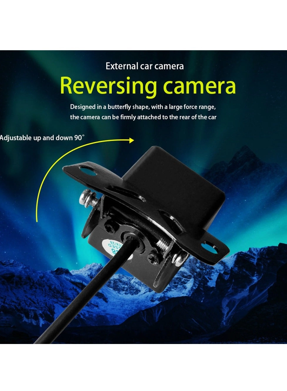 HD reversing camera with light - night vision 720*480 pixels