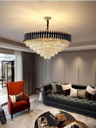 Latus Nordic Crystal Chandelier - 3 Tier E14 x16