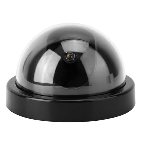 Dummy Dome Security Camera - 4 Pieces Flashing red LED