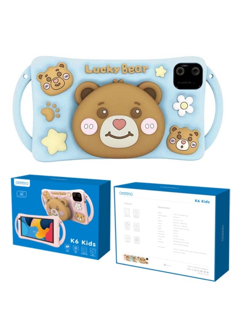 K6 Kids Tablet - 6GB 7 Inch 128GB