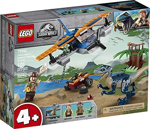 Jurassic World Velociraptor: Biplane Rescue Mission (75942)