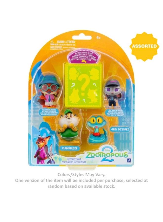 Disney Zootropolis 2 Mystery Tails Figures Set - Zootropolis 2 - 5 pcs