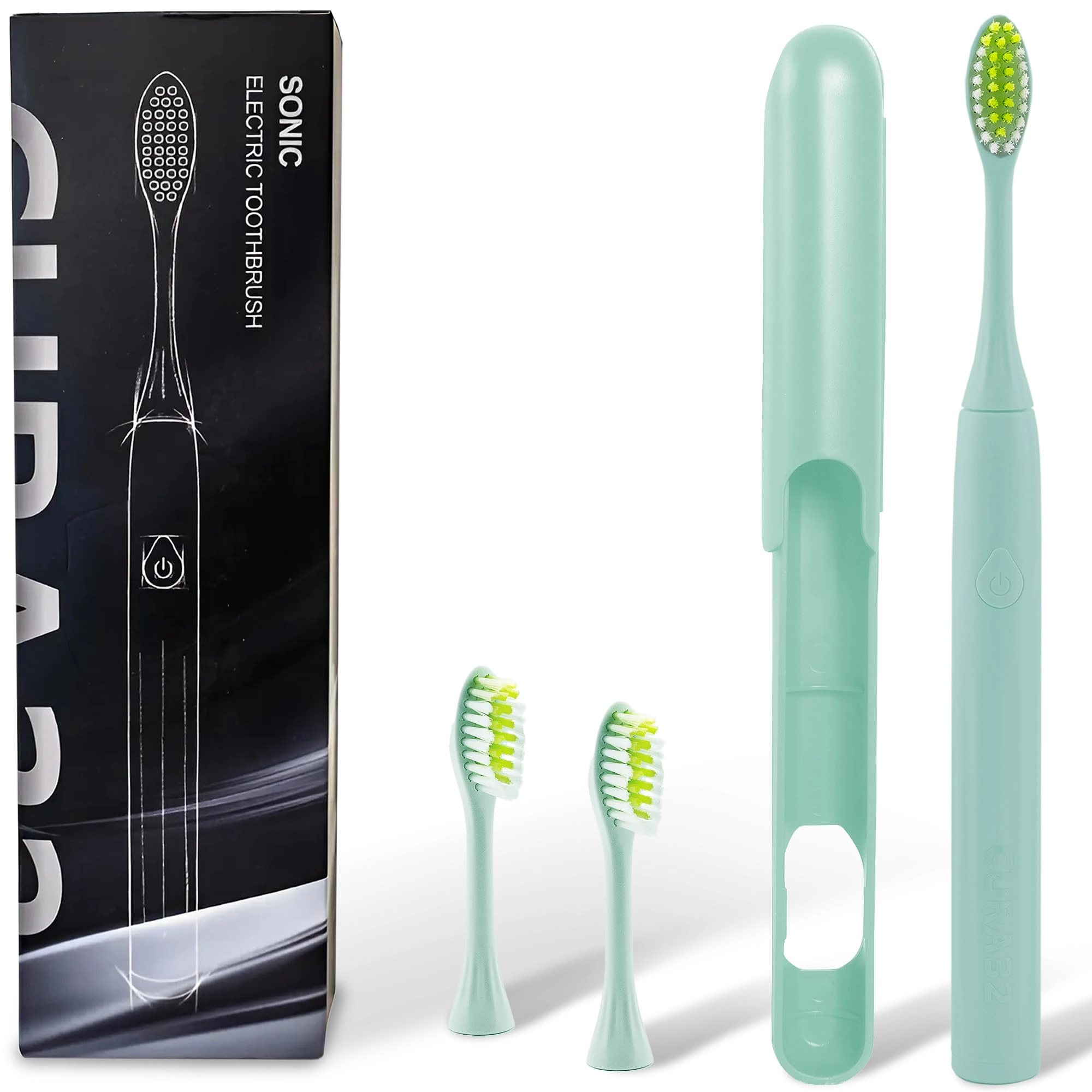 Electric Toothbrush - 37500 VPM Soft DuPont bristles 2-Min Timer