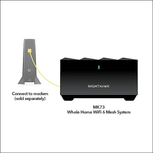 Nighthawk Mesh System - 802.11ax Router + 2 Satellites