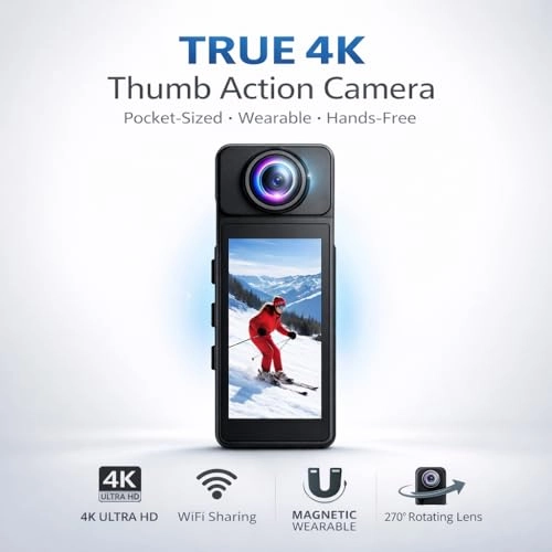 Thumb Action Camera - 4K