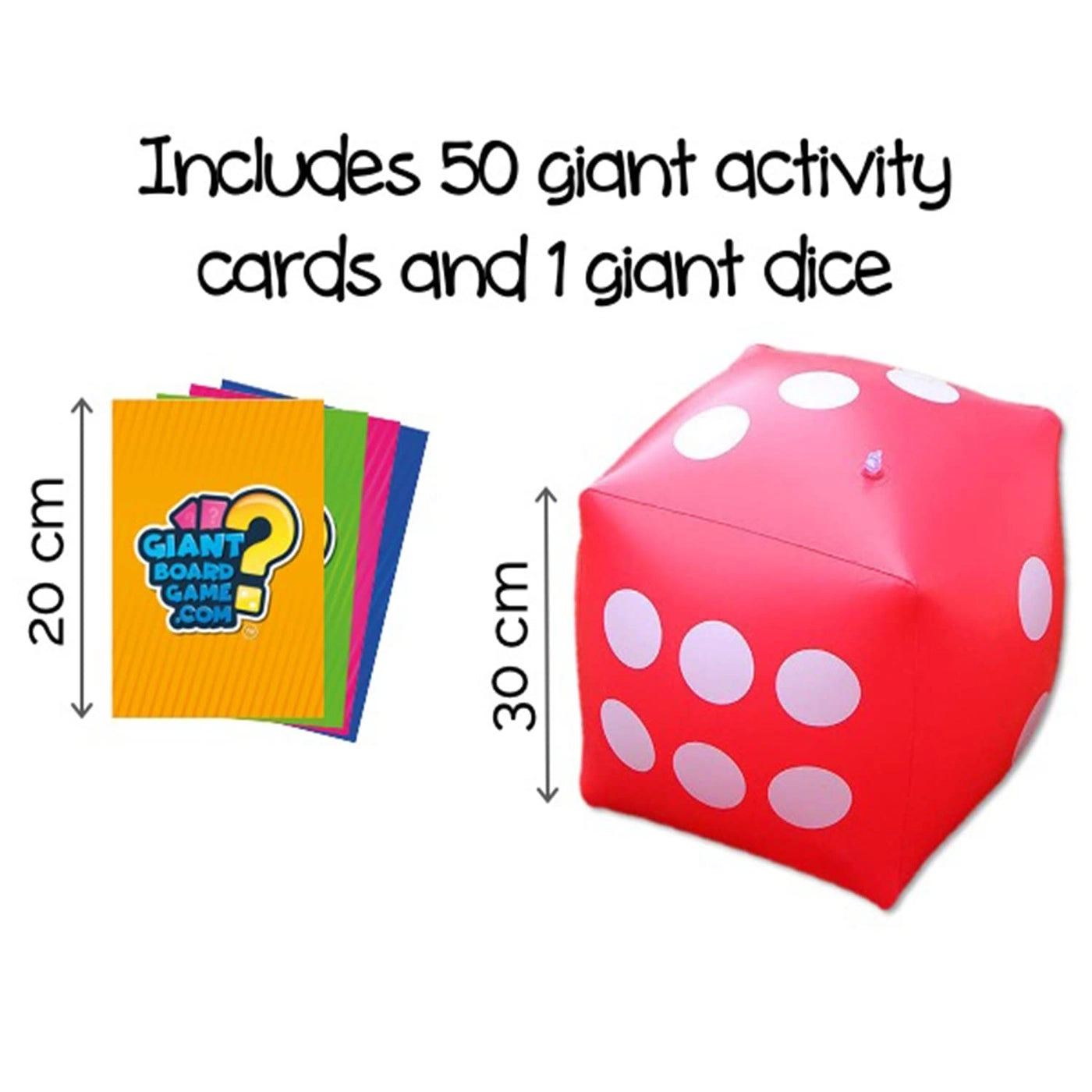 Giant Board Game - 48 Cards Giant Dice