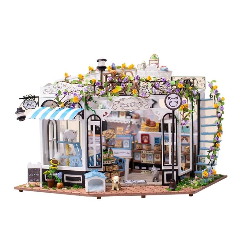 Miniature Dollhouse Kit - Pet Club