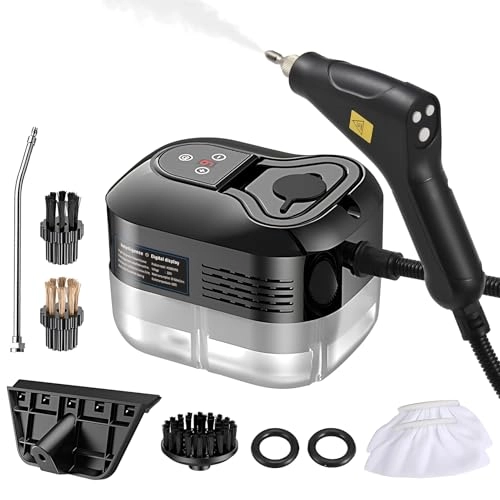 Handheld Steam Cleaner - 1500W 3 Brush Heads