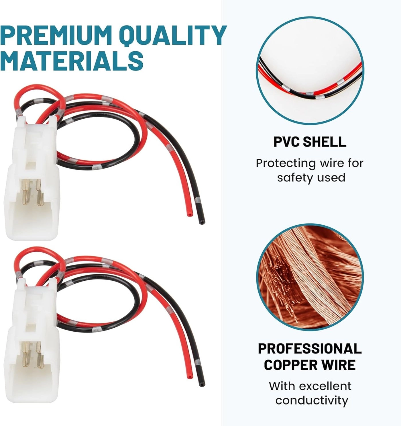 Front Speaker Wiring Harness Adapter - Toyota 4Runner Tacoma Tundra Sequoia