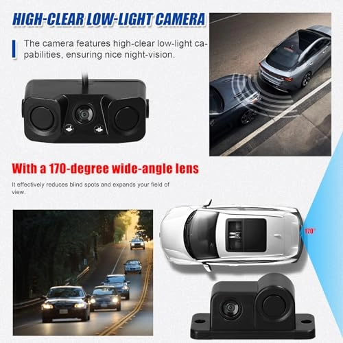 3 in 1 HD Backup Camera - Wireless 720x480