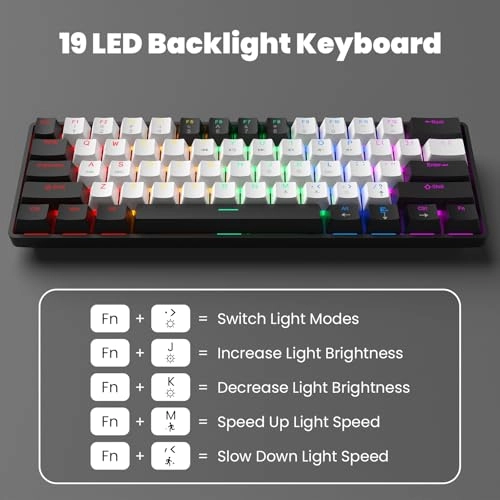 60% Mechanical Gaming Keyboard - Wired