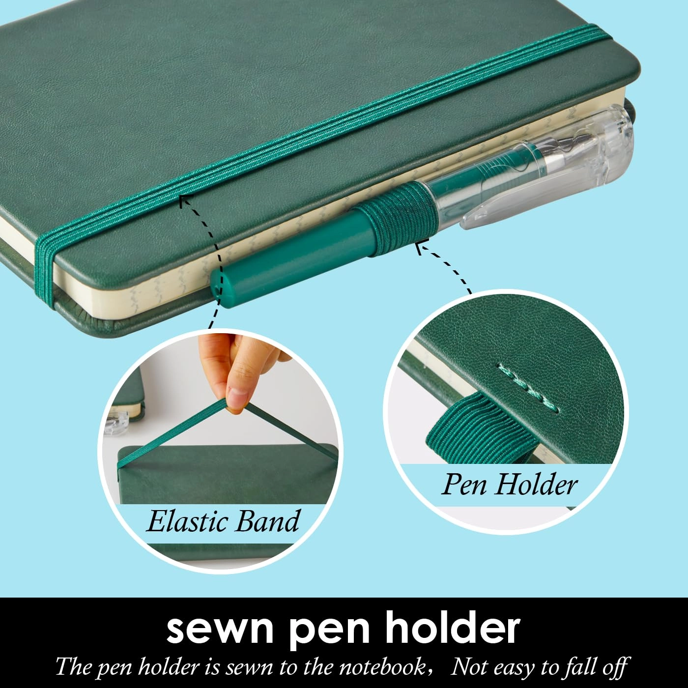 Small Notebook Journal - 68 Sheets 3 Pack Ruled