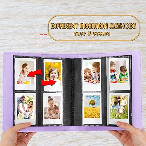 2x3" 288 Pockets Faux Leather Photo Album