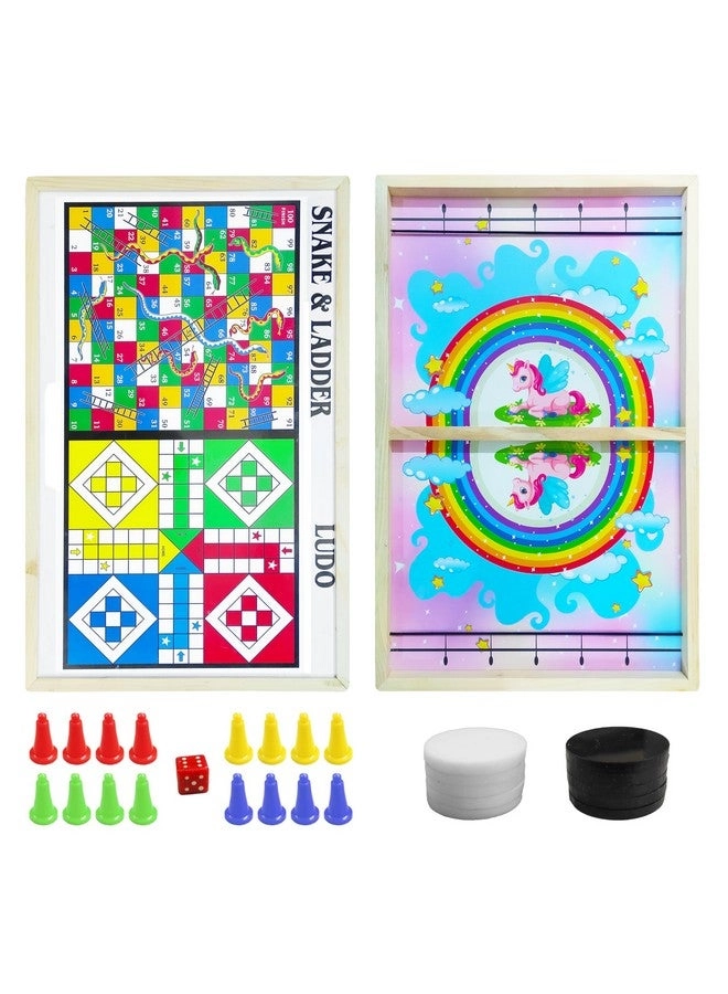 vGRASSP Sling Puck + Ludo + Snake & Ladder