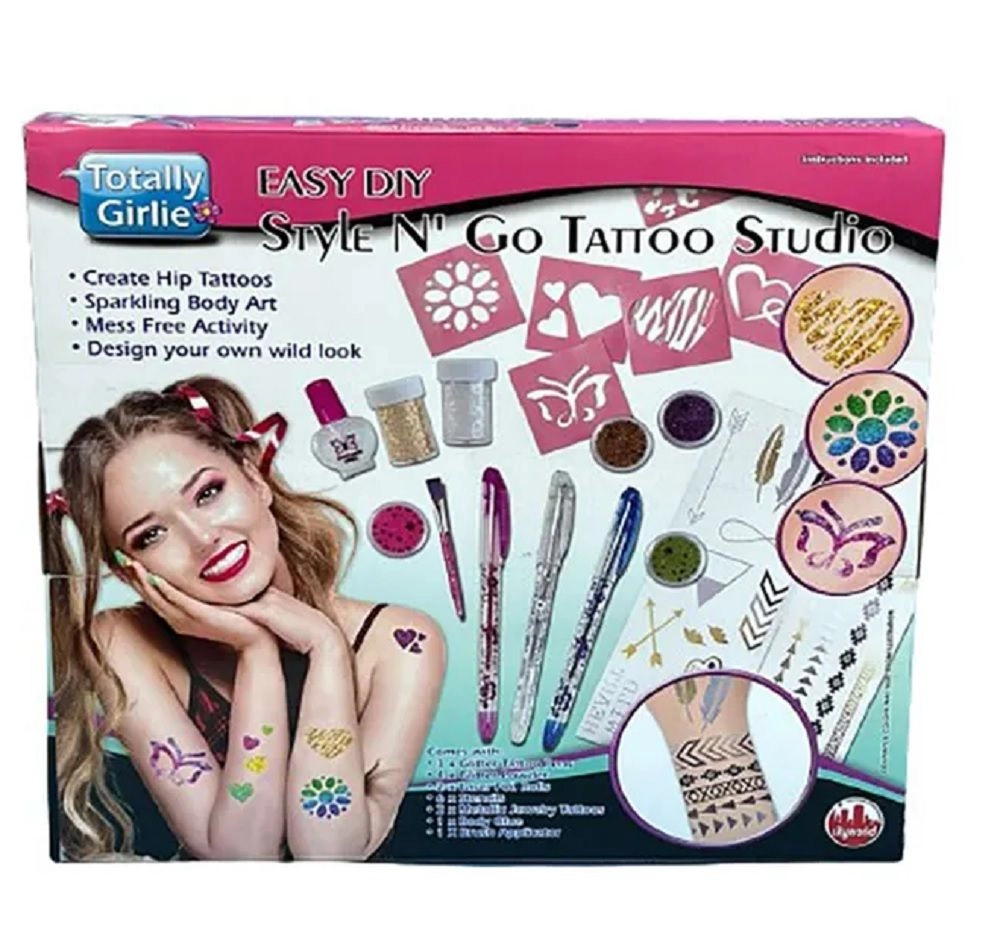 Easy Style N' Go Tattoo Studio - DIY Crafts Kit 5+ years