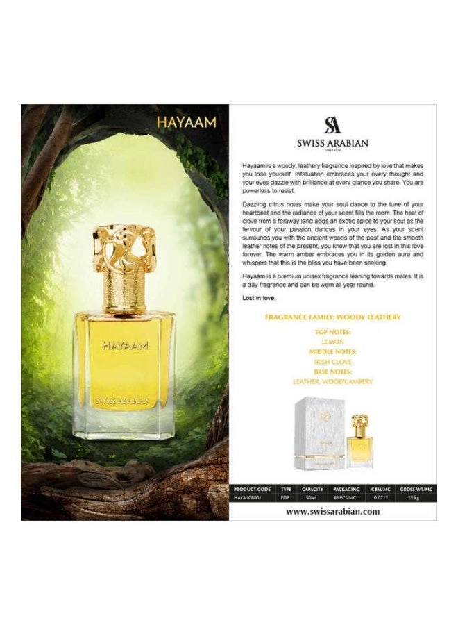 Hayaam Eau de Parfum 50ml
