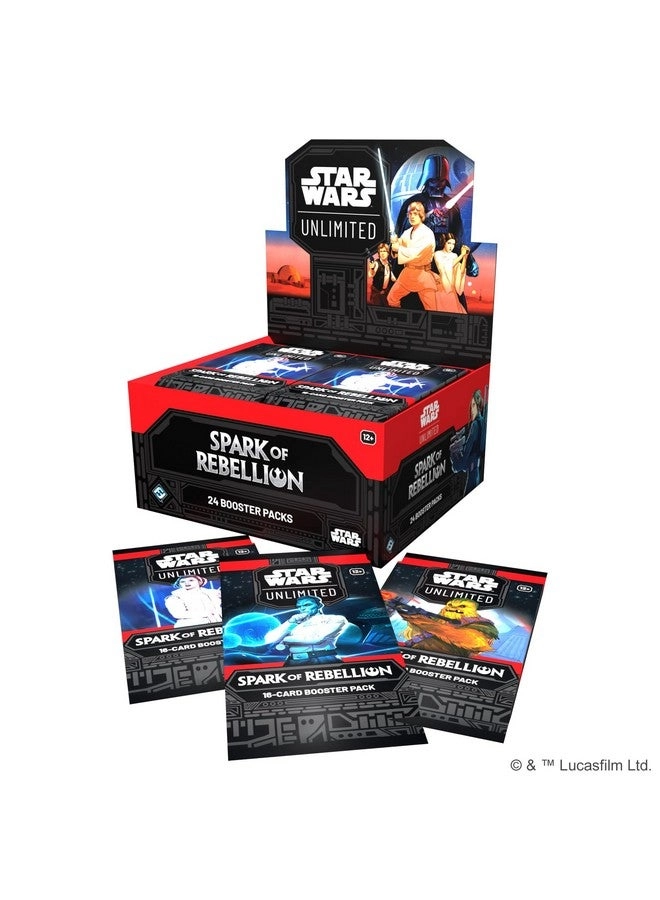 Star Wars: Unlimited TCG Spark of Rebellion Booster Display - 24pcs