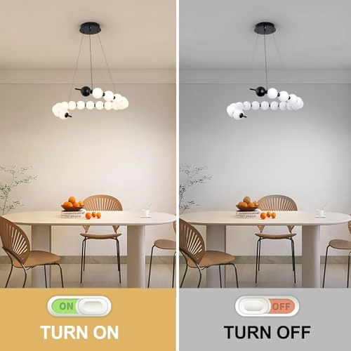 Curved Linear Chandelier - 100cm adjustable