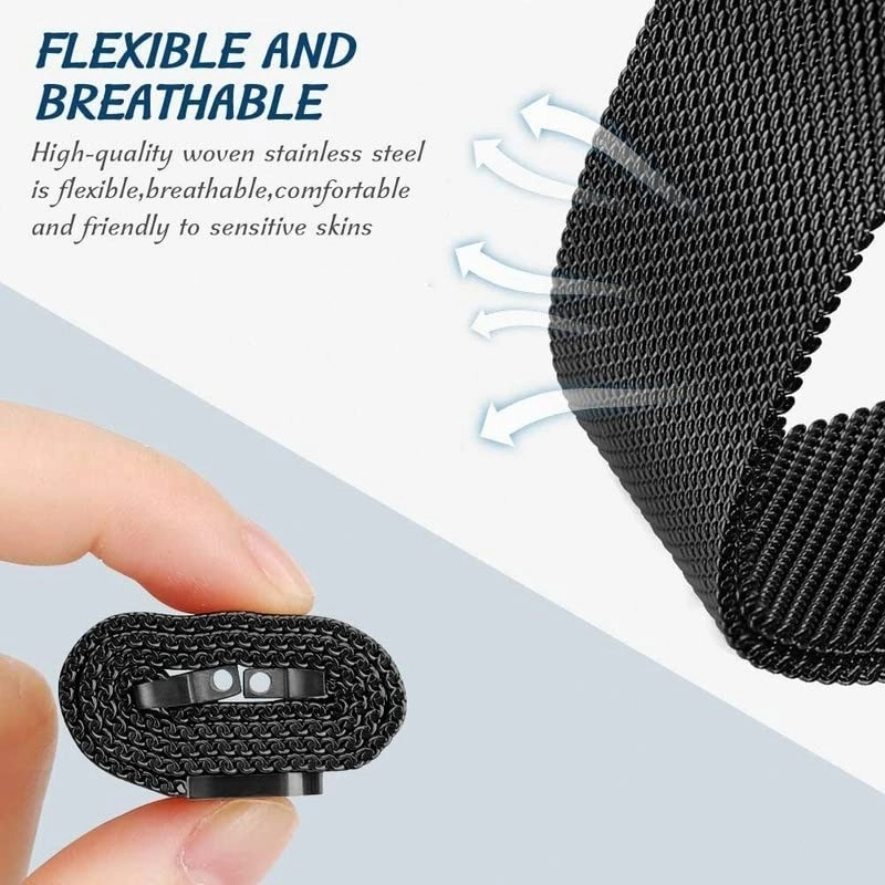 20mm Metal Watch Band for Smartwatches