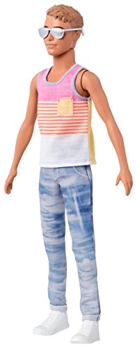 Ken Fashion Doll - Fashionistas Slim Ages 3+
