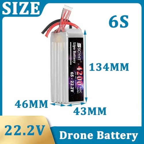 6S Drone Battery - 7200mAh 6800mAh 6500mAh