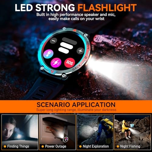 Military Smart Watch Zinc alloy GPS