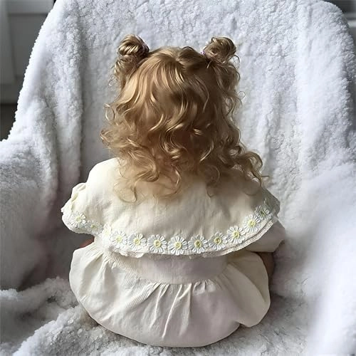 Maddie Reborn Doll - 24 inch 60 cm Rooted Blonde Hair Ages 3 months+