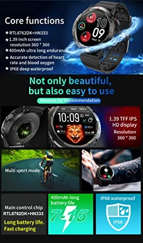 Smart Watch - 1.39”HD